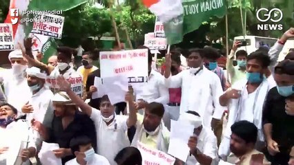 भारत-चीन सीमा विवाद: रक्षा मंत्रालय की वेबसाइट से ‘ग़ायब’ दस्तावेज़ पर युवा कांग्रेस का विरोध-प्रदर्शन