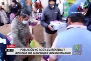 Juliaca: Población no acata cuarentena y continúa sus actividades con normalidad