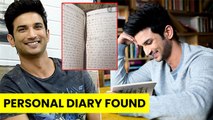 Sushant Singh Rajput's Personal Diary FOUND