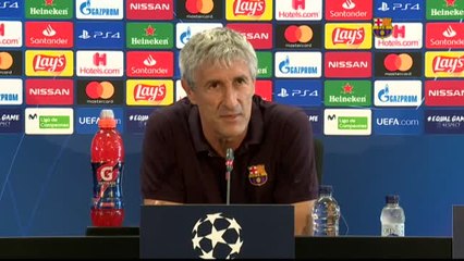 Setién: "No se me ha pasado por la cabeza que vaya a ser mi último partido en el Barça"