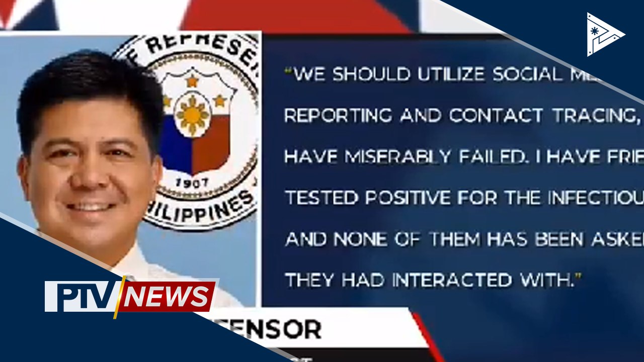 Defensor, iminungkahi ang paggamit ng social media sa contact tracing