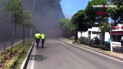 Zonguldak'ta bir kafede yangın çıktı