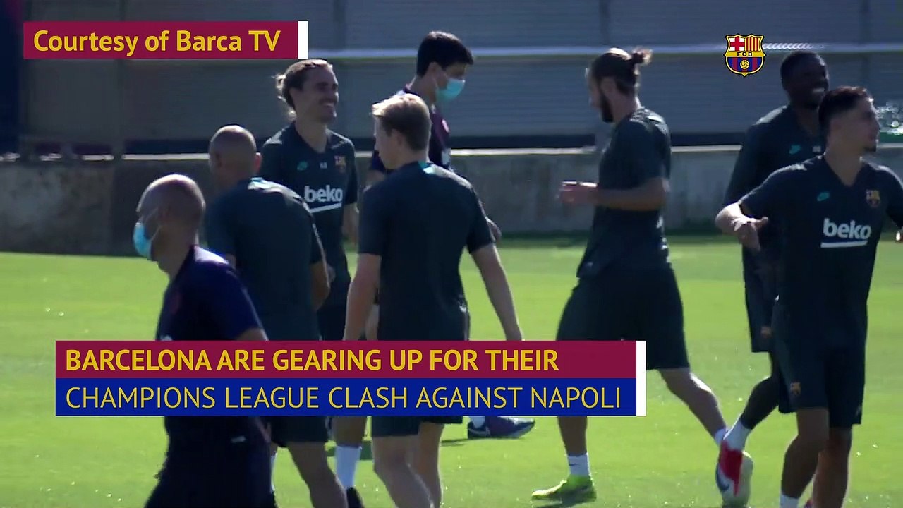 Barcelona complete final preparations for Napoli showdown