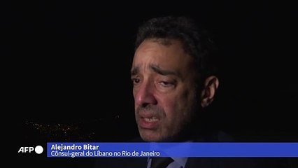 Cristo Redentor é iluminado em homenagem ao Líbano