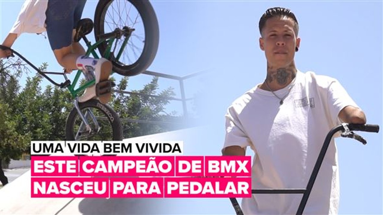 Uma vida bem vivida: Este campeão de BMX nasceu para pedalar