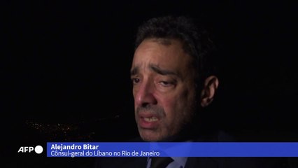Cristo Redentor é iluminado em homenagem ao Líbano