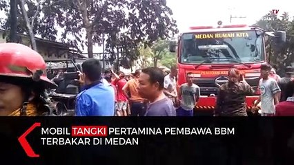 Penyebab Mobil Tangki BBM Terbakar di Medan