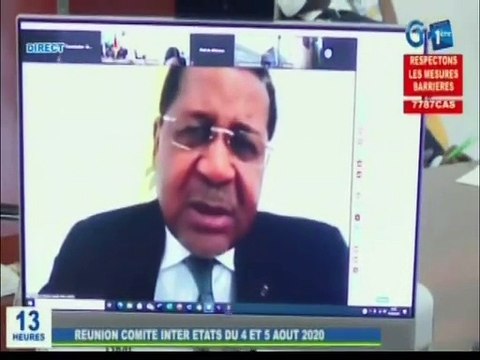 RTG/Travaux du comité inter-Etats économique d’Afrique Central par visioconférence en prélude de la 35 éme session du conseil des ministres de l’UEAC