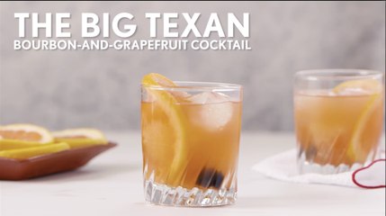Big Texan Bourbon and Grapefruit Cocktail