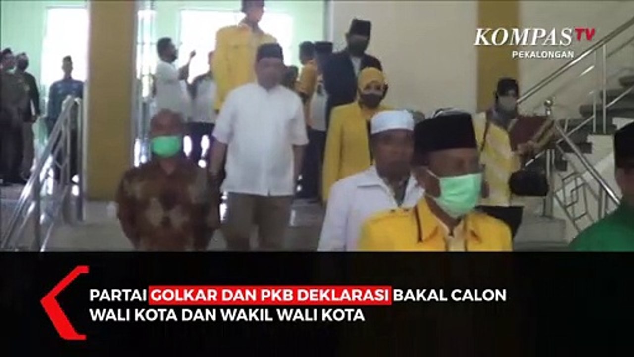 Golkar Dan PKB Kota Pekalongan Deklarasi Calon Wali Kota Dan Wakil Wali Kota