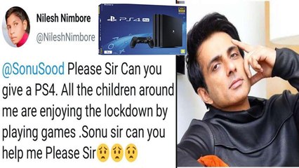 Sonu Sood's Response To Teen Asking For PS4 Is A Hit On Twitter