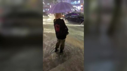 부산 퇴근길 물폭탄...YTN 접수된 제보 영상 / YTN