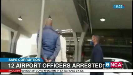 12 airport officers arrested