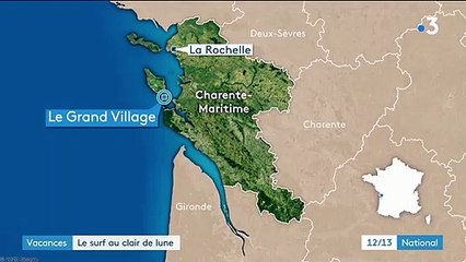 Vacances : le surf au clair de lune