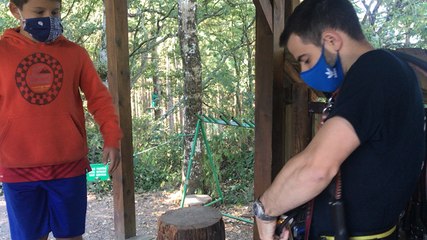 Le parc d’accrobranche Orne Aventure veille au respect des mesures sanitaires