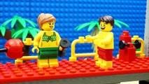 Lego Bodybuilding Wrestling Gym Fail