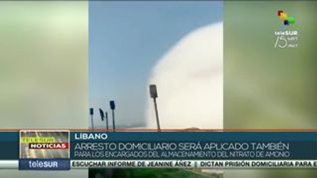 Continúa búsqueda de desaparecidos tras explosiones en Beirut