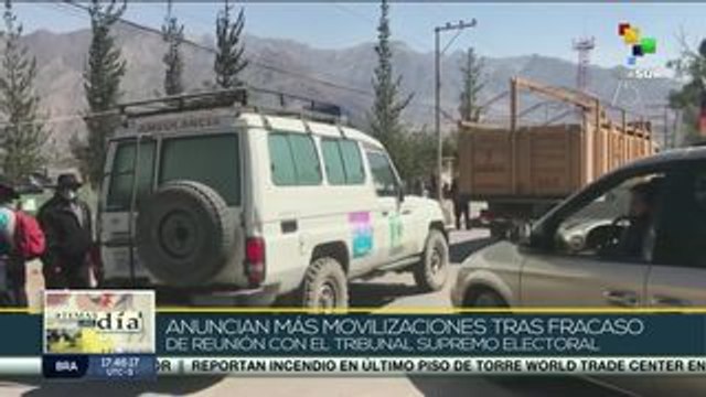 Bolivia: anuncian más movilizaciones tras fracaso de diálogos con TSE