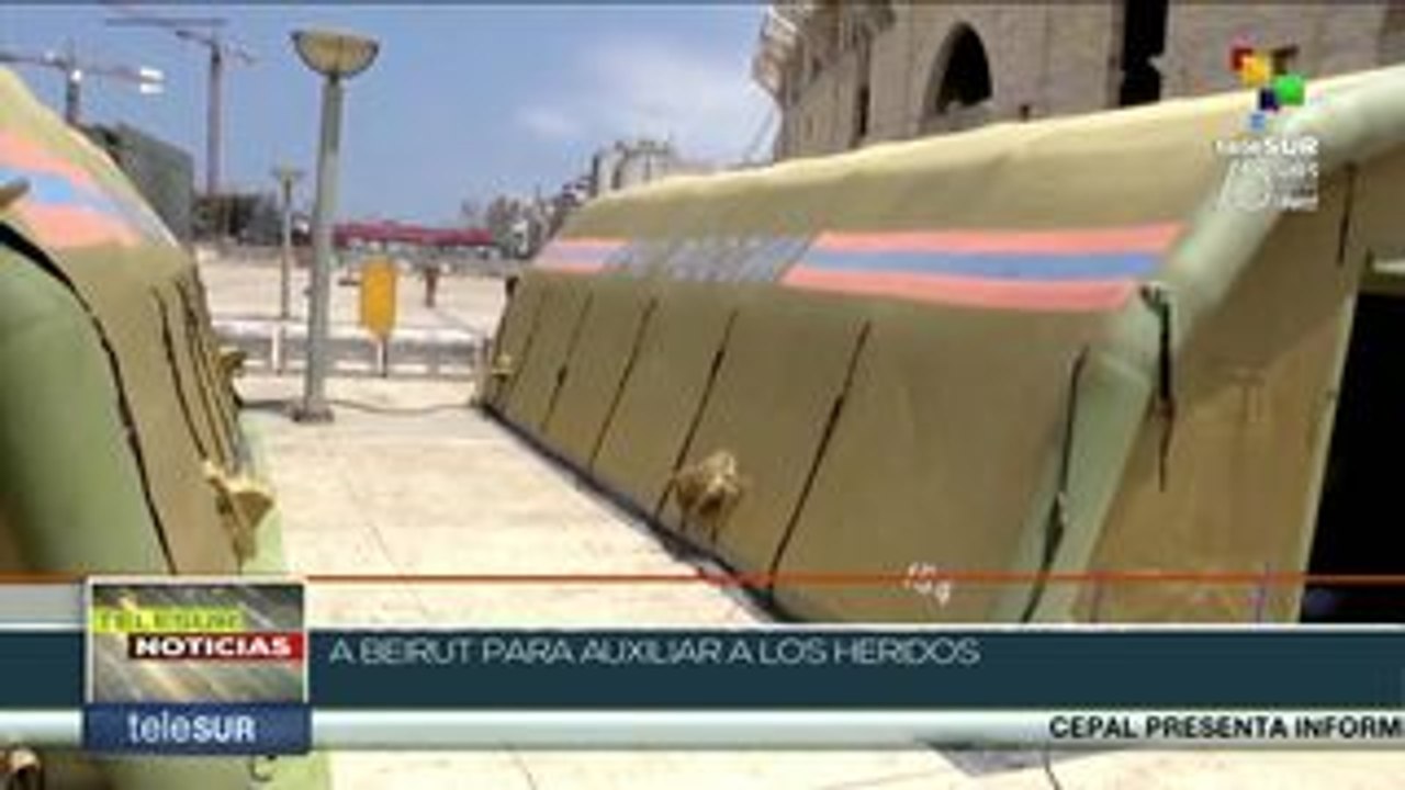 Rusia envía hospitales móviles a Beirut para atender a heridos