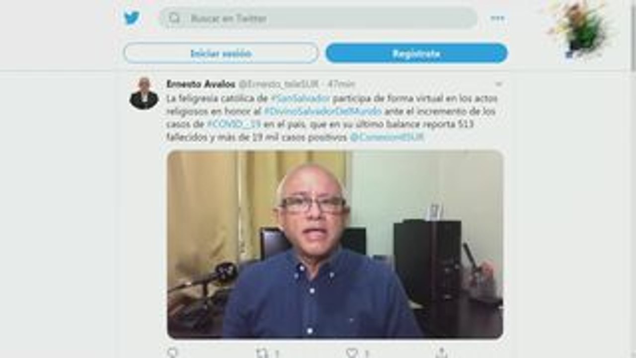 Católicos salvadoreños presencian por internet fiestas patronales