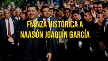 Fianza histórica a Naasón Joaquín García