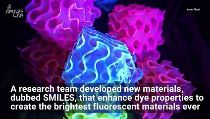 These Stunning Lights are the Brightest Fluorescent Materials Ever Made