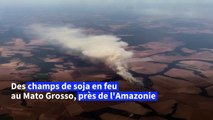 Brésil: fumée d'incendies dans le Mato Grosso