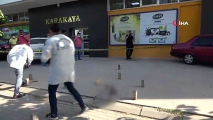 Polisin ayağını kıran saldırgan vurularak etkisiz hale getirildi