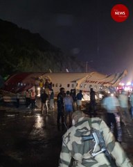 Dubai-Kozhikode Air India flight splits in two on Karipur runway, many injured