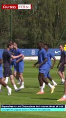 Скачать видео: Bayern and Chelsea train ahead of Champions League showdown