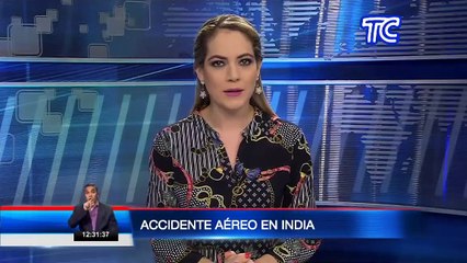 Accidente aéreo en India: La aeronave llevaba 191 personas y se partió en dos