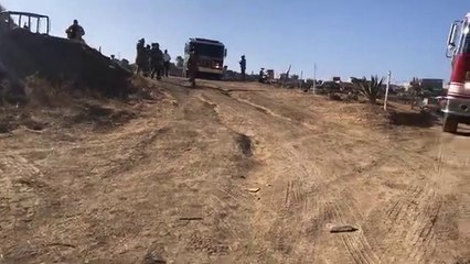 Fuga de combustible en ducto de Pemex en Vista Marina, Rosarito