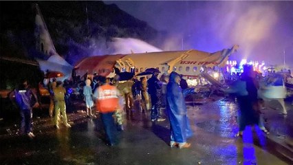 Air India Express skids off runway, 2 pilots dead
