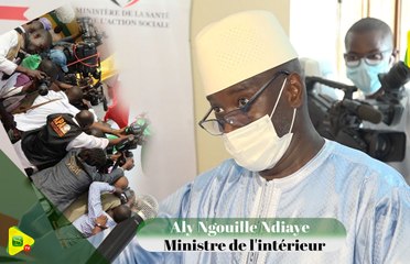 distribution des masques :"Vous les journalistes, vous avez tous des masques d'Abdoulaye Diouf Sarr"