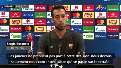 8es - Busquets : “Le club décidera de l’avenir de Setién, pas les joueurs”