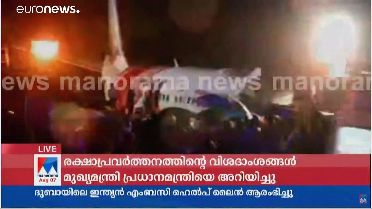 Boeing-Bruchlandung in Indien: Mindestens 16 Tote und 120 Verletzte