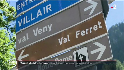 Massif du Mont-Blanc : un glacier menace de se détacher