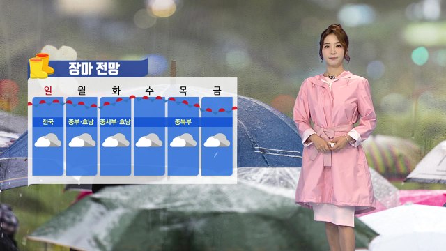 [날씨] 남부 국지성 호우...낮까지 강한 비, 중부 저녁부터 호우 / YTN