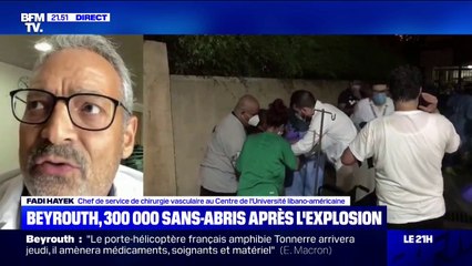 "Je n'ai jamais vu une chose pareille": Fadi Hayek revient sur la soirée de l'explosion, qu'il a vécue dans son hôpital