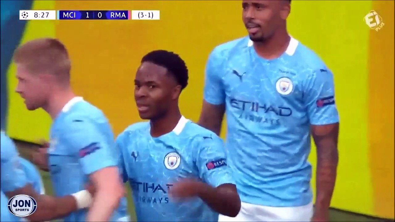 Manchester City 2 x 1 Real Madrid - Goals | Gols |  2019-20 Champions League
