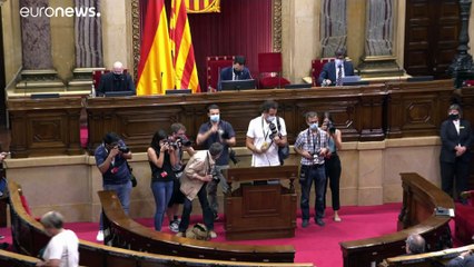 Pleno extraordinario sobre la Monarquía española en el Parlament de Cataluña