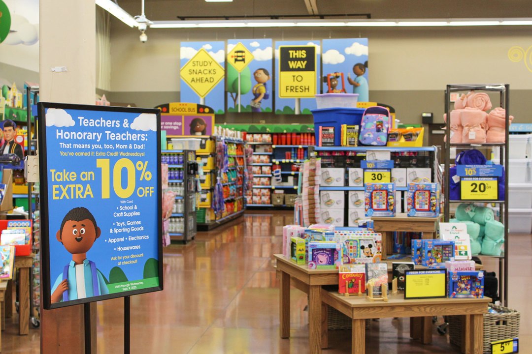 Kroger Is Offering a 10% Discount on School Supplies for Teachers and Parents Every Wednes