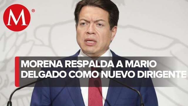 Diputados de Morena respaldan a Mario Delgado como próximo dirigente