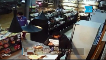 Simuló ser cliente y robó un celular  en una dietética de Diagonal 74 y 64