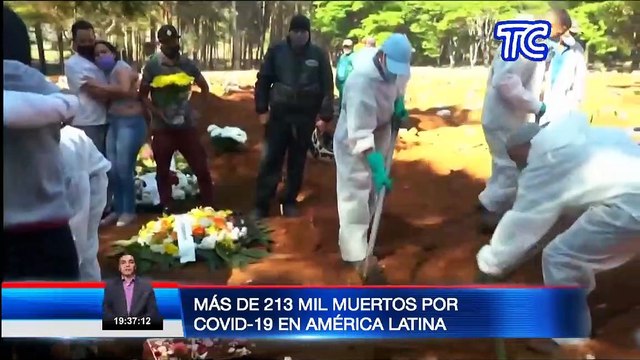 Resumen internacional: América Latina superó las 213 mil muertes por la pandemia