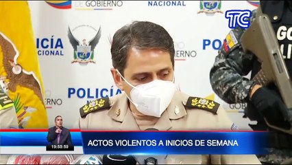 La Policía mostró las evidencias de los hechos violentos que se dieron a inicios de semana