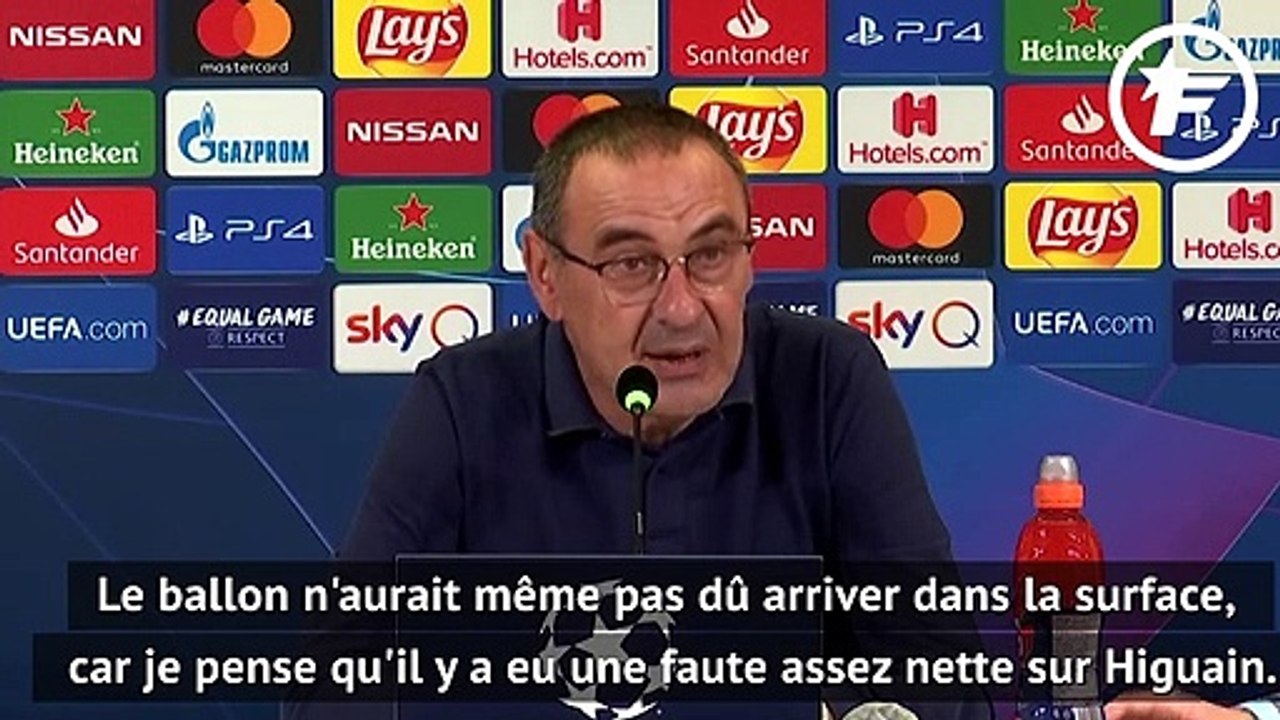 Ligue des Champions : Maurizio Sarri peste contre l'arbitrage