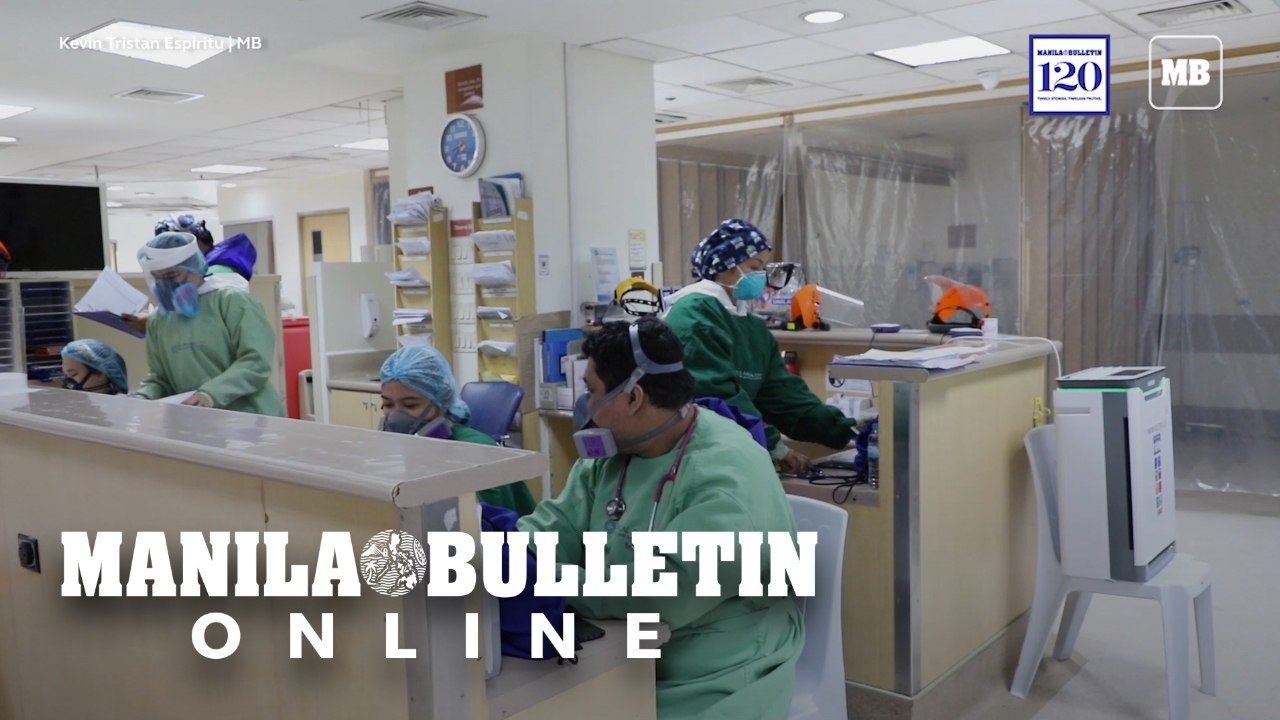 Doctors and nurses during patient endorsement at The Medical City in Pasig