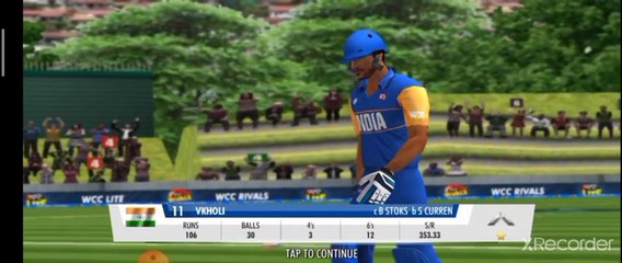 Wcc-3 Virat Kohli hits 106 runs just 30 ball  aginst England