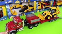 Escavadora, Trator, Carrinho de bombeiros - Excavator, Tractor, Fire Truck